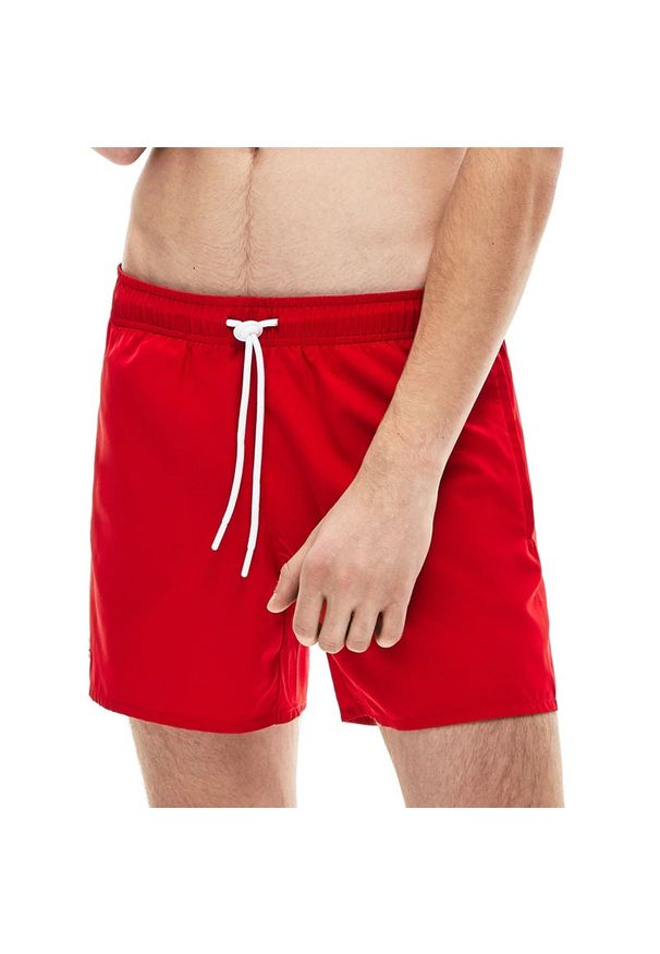 Lacoste - LACOSTE SWIMMING TRUNKS > MH6270-528. Materiał: poliester