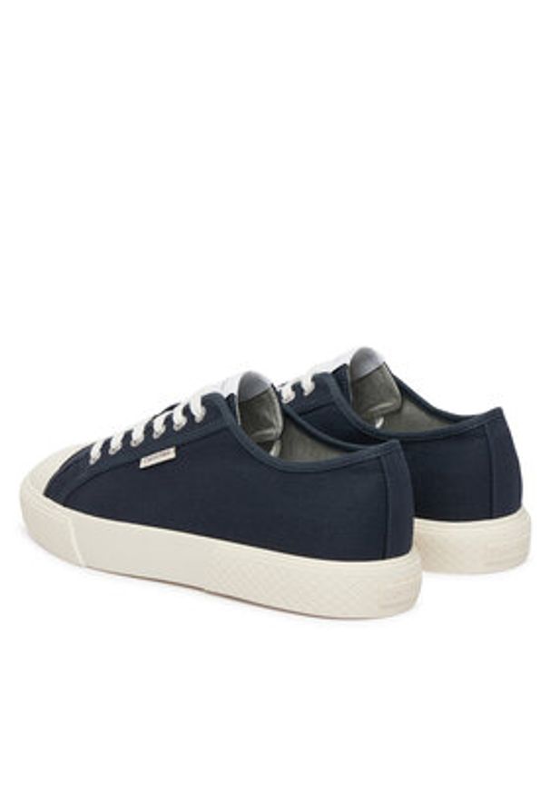 Calvin Klein Trampki Vulc Laceup Cv HM0HM02121 Granatowy. Kolor: niebieski. Materiał: materiał