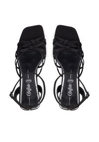 Buffalo Sandały Kaida Bow 1291676 Czarny. Kolor: czarny. Materiał: skóra #6