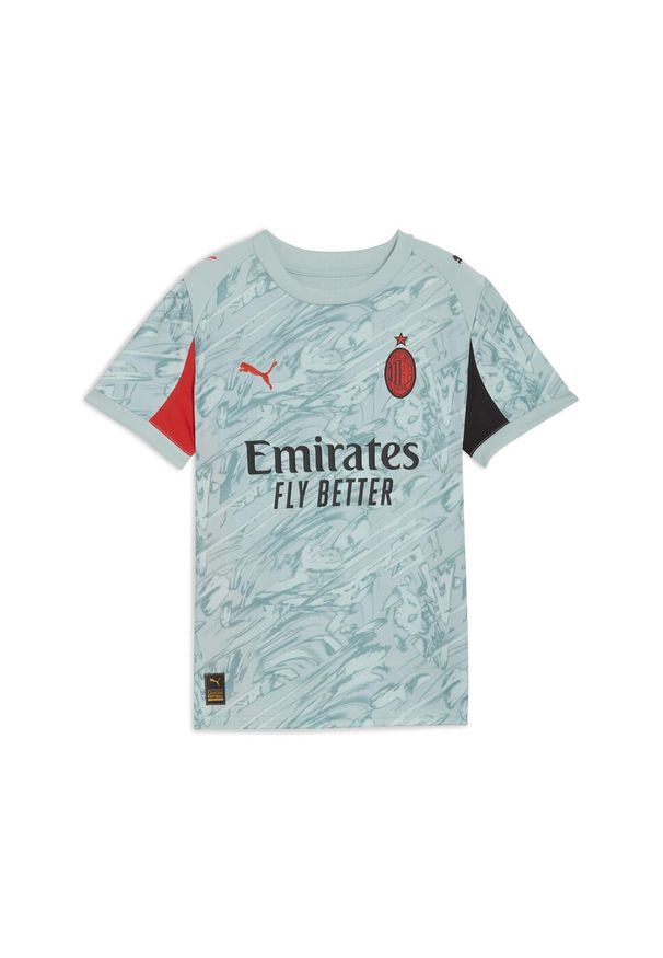 Puma - Młodzieżowa koszulka bramkarska AC Milan 25/26 PUMA. Kolor: zielony. Materiał: tkanina