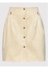 Morgan Spódnica mini 221-JELITA Beżowy Regular Fit. Kolor: beżowy. Materiał: syntetyk #4