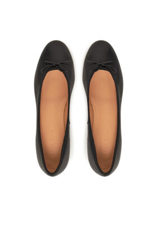 BALAGAN - Balagan Czółenka Roza Czarny. Kolor: czarny. Materiał: skóra