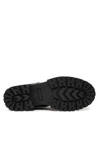 TOMMY HILFIGER - Tommy Hilfiger Trapery Lace-Up Bootie T4A5-34028-1453 D Czarny. Kolor: czarny. Materiał: skóra #5