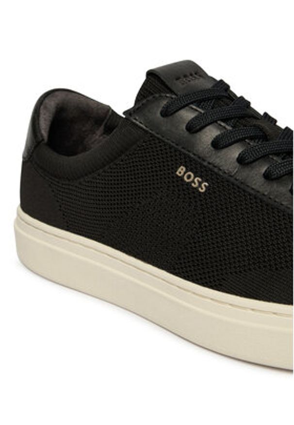 BOSS Sneakersy Kieran 50563181 Czarny. Kolor: czarny. Materiał: materiał