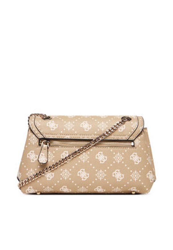 Guess Torebka Silia HWGP98 90210 Beżowy. Kolor: beżowy. Materiał: skórzane