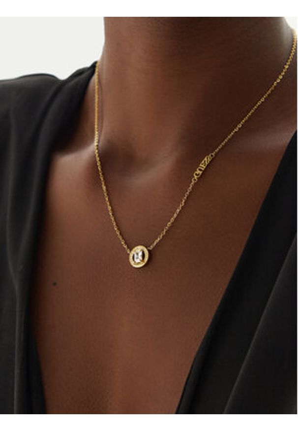 Guess Naszyjnik JUBN04 652JW Złoty. Materiał: metalowe. Kolor: złoty