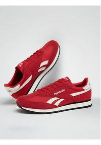 Reebok Sneakersy CEO-FIORI AR30309M-RWB Bordowy. Kolor: czerwony. Materiał: skóra, zamsz #4