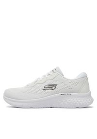 skechers - Skechers Sneakersy Perfect Time 149991/WBK Biały. Kolor: biały. Materiał: materiał #6