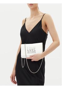 Love Moschino - LOVE MOSCHINO Torebka JC4260PP0MKD0100 Biały. Kolor: biały. Materiał: skórzane #4