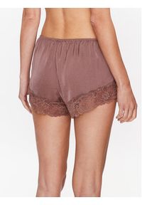 Hunkemöller Szorty piżamowe Spun 201717 Brązowy Feminine Fit. Kolor: brązowy