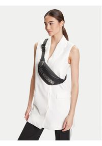 Love Moschino - LOVE MOSCHINO Saszetka nerka JC4195PP1NKD000B Czarny. Kolor: czarny. Materiał: skóra