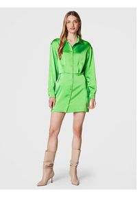 Samsoe & Samsoe - Samsøe Samsøe Sukienka koszulowa Liza F22300193 Zielony Regular Fit. Kolor: zielony. Materiał: syntetyk. Typ sukienki: koszulowe #4