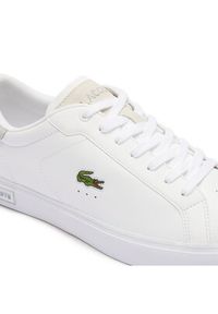 Lacoste Sneakersy Powercourt Logo 747SMA0082 Biały. Kolor: biały #6