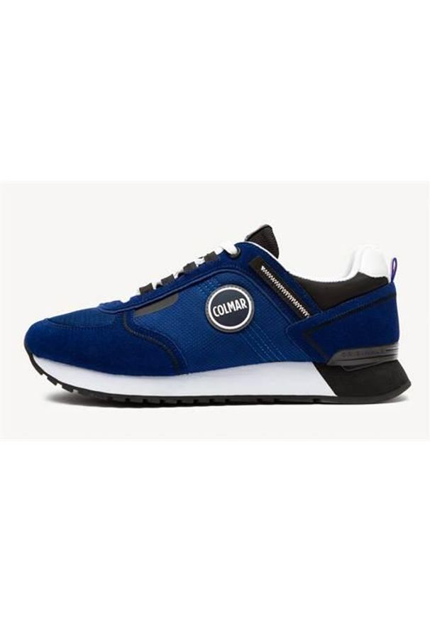 Buty do chodzenia męskie Colmar Travis Sport Bold 2024. Kolor: czerwony. Materiał: syntetyk, skóra, materiał. Sport: turystyka piesza