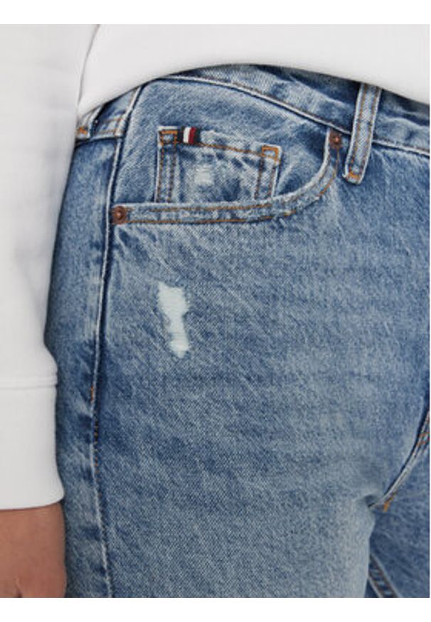 TOMMY HILFIGER - Tommy Hilfiger Jeansy Classic WW0WW39626 Niebieski Straight Fit. Kolor: niebieski