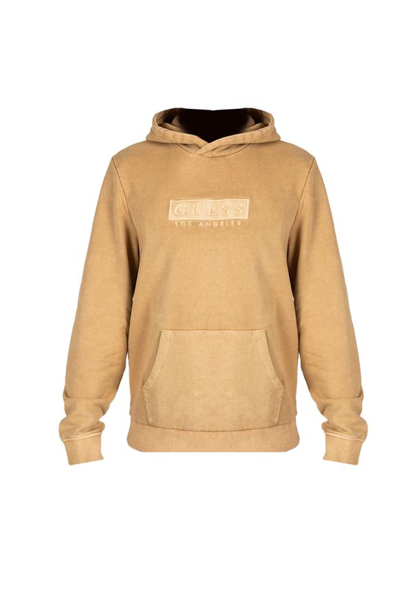 Guess Bluza "Harvey" | X3GQ05KBRM0 | Mężczyzna | Beżowy. Kolor: beżowy. Materiał: poliester, bawełna. Styl: sportowy, klasyczny