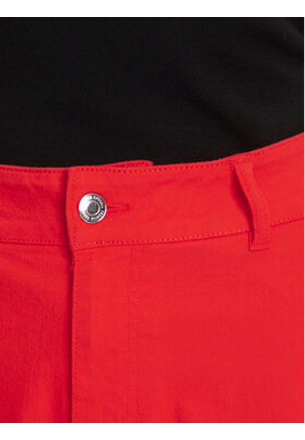 Vero Moda Kuloty Wild Kayla 10307837 Czerwony Wide Leg. Kolor: czerwony. Materiał: bawełna