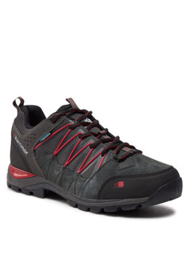 Karrimor Trekkingi Pinnacle Low K1098 Szary. Kolor: szary. Materiał: skóra, zamsz. Sport: turystyka piesza