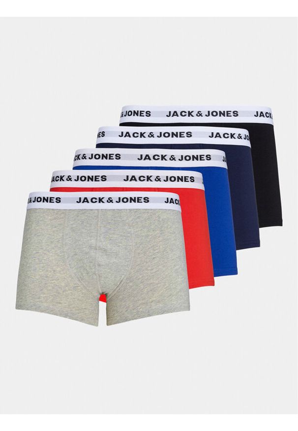 Jack & Jones - Jack&Jones Komplet 5 par bokserek 12224877 Kolorowy. Materiał: bawełna. Wzór: kolorowy