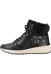 Carmela - Buty CARMELA 162654C Czarny. Kolor: czarny. Materiał: tkanina, skóra. Styl: sportowy #2