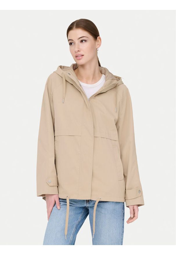 only - ONLY Kurtka przejściowa Orchid 15367940 Beżowy Regular Fit. Kolor: beżowy. Materiał: syntetyk
