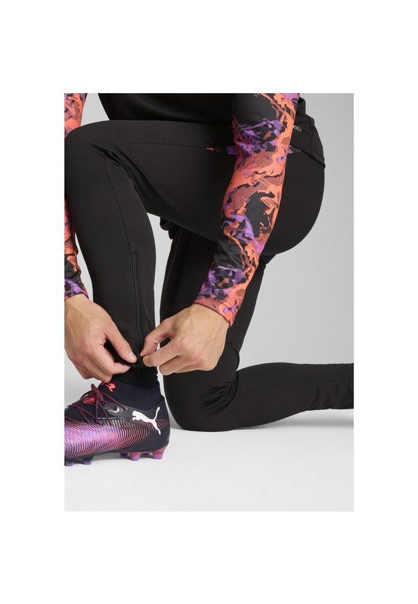 Puma - Męskie spodnie piłkarskie IndividualCUP PUMA Black. Kolor: czarny. Sport: piłka nożna
