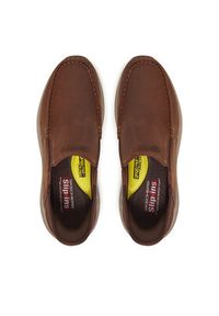 skechers - Skechers Półbuty Oswin 204866 Brązowy. Kolor: brązowy. Materiał: skóra, nubuk