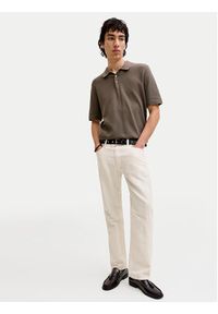 Jack & Jones Spodnie materiałowe Chris 12293296 Beżowy jasny Loose Fit. Kolor: beżowy. Materiał: bawełna #5