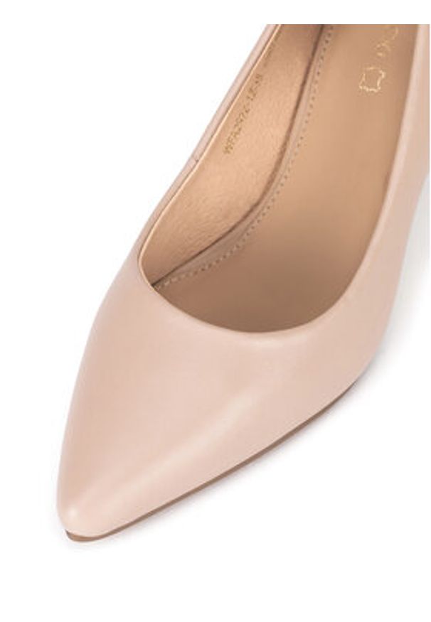 Lasocki Czółenka WFA2922-1Z Beżowy. Kolor: beżowy. Materiał: skóra. Obcas: na szpilce