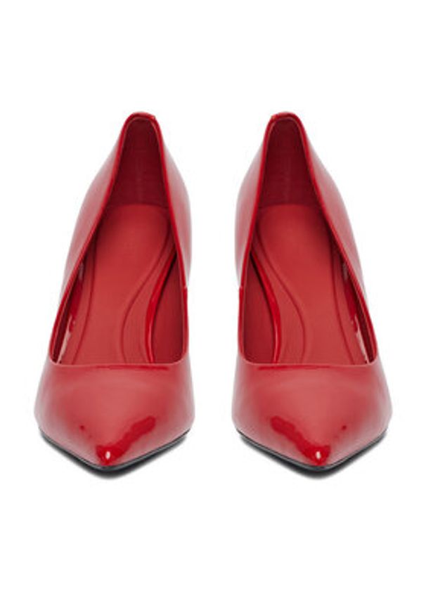 Gino Rossi - GINO ROSSI Szpilki CEO-V710-03 Czerwony. Kolor: czerwony. Materiał: skóra, syntetyk. Obcas: na szpilce