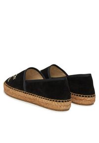 Love Moschino - LOVE MOSCHINO Espadryle JA10272G0MIG0000 Czarny. Kolor: czarny. Materiał: skóra, zamsz