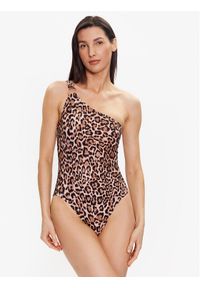 MICHAEL Michael Kors Strój kąpielowy Wildcat MM9M614 Brązowy. Kolor: brązowy. Materiał: syntetyk #1