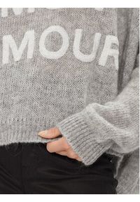 Kontatto Sweter 3M1200 Szary Oversize. Kolor: szary. Materiał: syntetyk #4