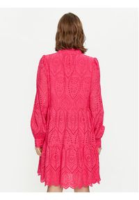 YAS Sukienka letnia Holi 26027162 Różowy Regular Fit. Kolor: różowy. Materiał: bawełna. Sezon: lato #6