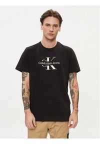 Calvin Klein Jeans T-Shirt Distrupted J30J325190 Czarny Regular Fit. Kolor: czarny. Materiał: bawełna #1