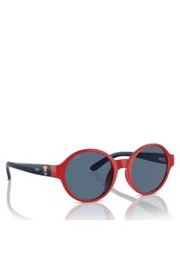 Okulary przeciwsłoneczne dziecięce Polo Ralph Lauren. Kolor: czerwony