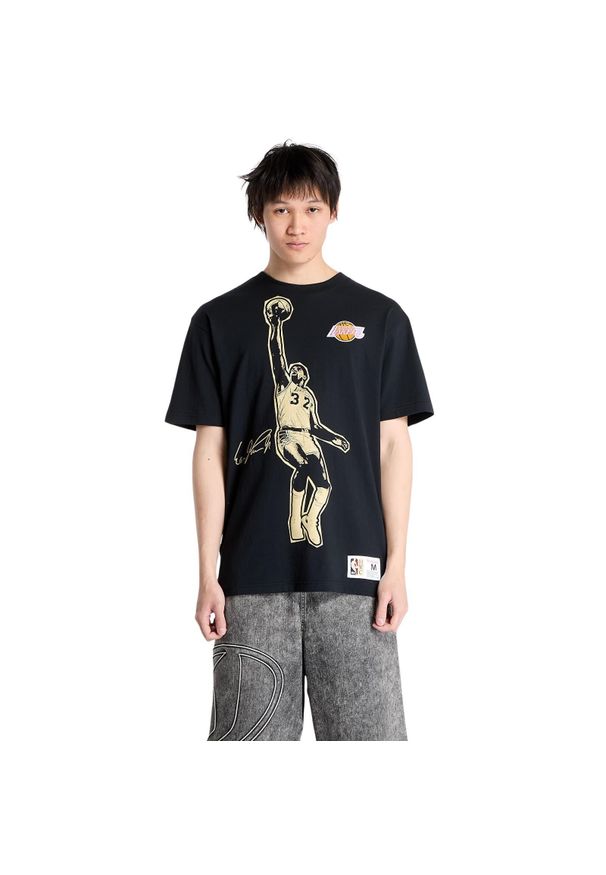 Mitchell & Ness - Koszulka Los Angeles Lakers Blockbuster Magic Johnson. Kolor: czarny. Sport: koszykówka