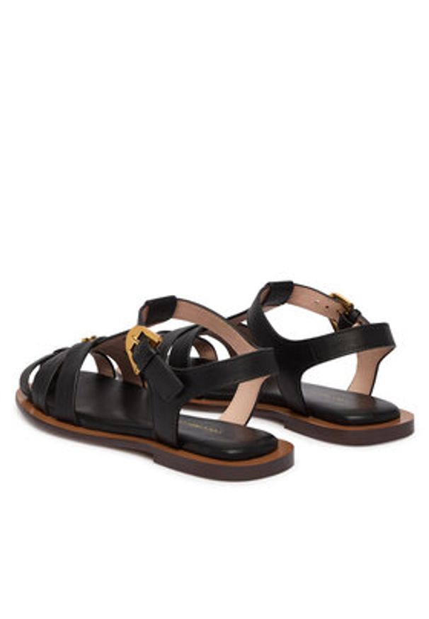 Coccinelle Sandały E4 U91 18 01 01 Czarny. Kolor: czarny. Materiał: skóra