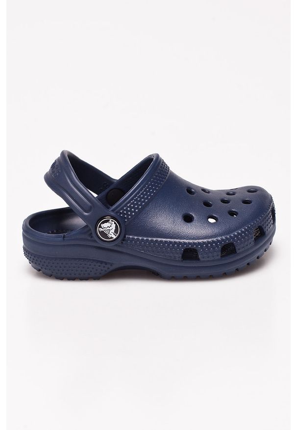 Crocs - Sandały dziecięce. Kolor: niebieski. Materiał: syntetyk, materiał