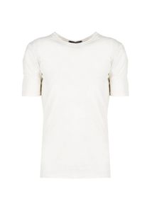 Xagon Man T-Shirt "Lino" | P2308 2JX 2405 | Mężczyzna | Kremowy. Okazja: na co dzień. Kolor: kremowy. Materiał: bawełna, len. Styl: casual #5