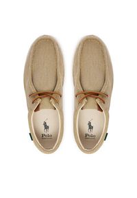 Polo Ralph Lauren Półbuty 809P07568003 Khaki. Kolor: brązowy. Materiał: materiał #2