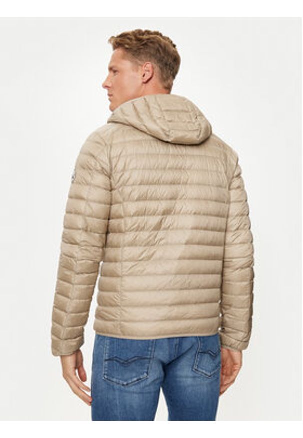 Jott Kurtka puchowa Nico P000MDOW01 Beżowy Slim Fit. Kolor: beżowy. Materiał: syntetyk