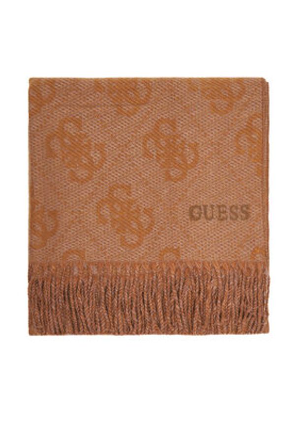 Guess Szalik AM9562 POL03 Beżowy. Kolor: beżowy. Materiał: poliester, materiał