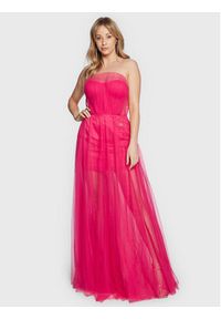 Fracomina Sukienka wieczorowa FQ23SD3011W52901 Różowy Slim Fit. Kolor: różowy. Materiał: syntetyk. Styl: wizytowy #4