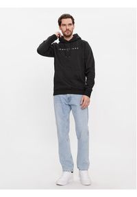 Tommy Jeans Bluza Linear Logo DM0DM17985 Czarny Regular Fit. Kolor: czarny. Materiał: bawełna #3