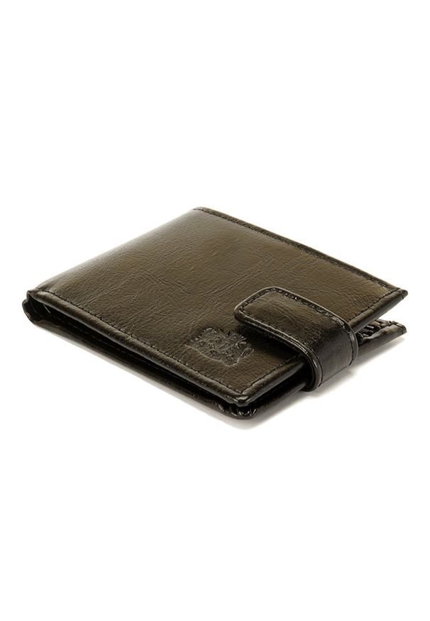 Perfekt Plus - PERFEKT PLUS SK/12A RFID SECURE czarny, portfel męski. Kolor: czarny. Materiał: skóra