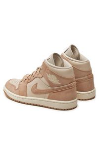 Nike Sneakersy Air Jordan 1 Mid Se FJ3448 200 Écru. Kolor: kremowy. Materiał: skóra. Model: Nike Air Jordan #5