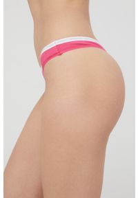 Calvin Klein Underwear stringi CK One (2-pack) kolor różowy. Kolor: różowy #5