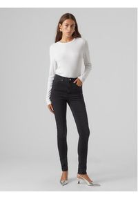 Vero Moda Bluzka Roma 10293830 Biały Slim Fit. Kolor: biały. Materiał: wiskoza