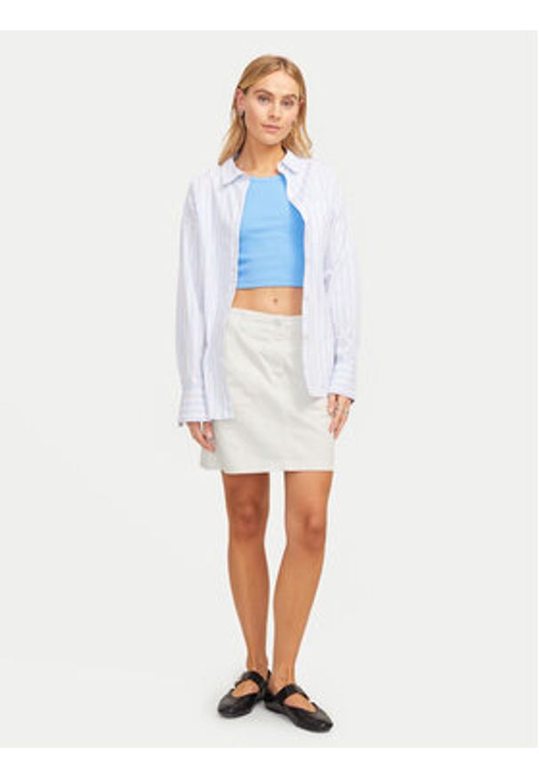 JJXX Spódnica mini Kendal 12266762 Écru Regular Fit. Materiał: bawełna
